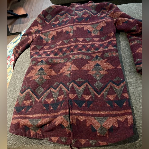 BB Dakota light long Aztec jacket Women’s L - Picture 3 of 6